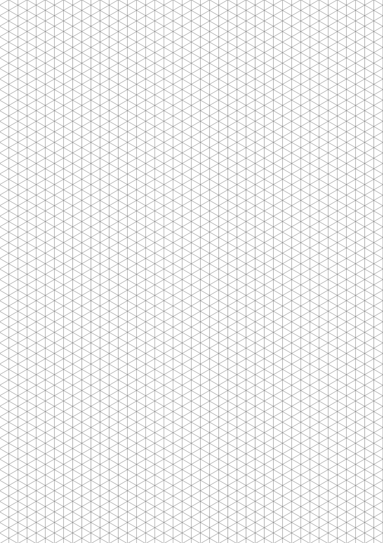 Isometric graph paper (PDF) | Graph Paper Page
